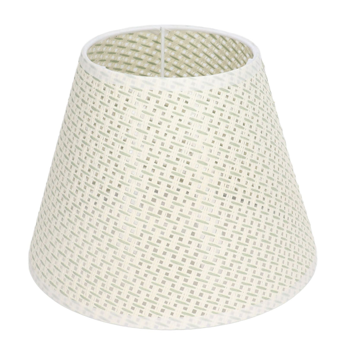 PE Woven Table Lamp Shade Beige Wear Resistant Woven Lamp Cover for E27 E14 Caliber Lampholder