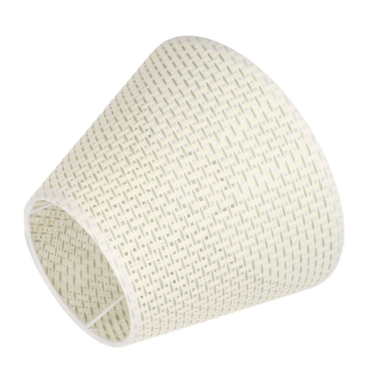 PE Woven Table Lamp Shade Beige Wear Resistant Woven Lamp Cover for E27 E14 Caliber Lampholder