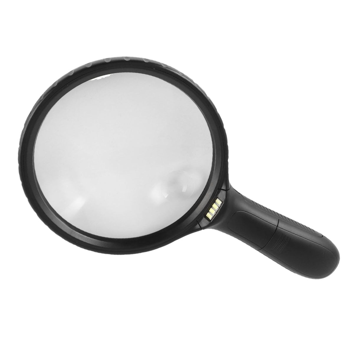 Magnifying Glass Professional Large Viewing Area Evenly Lit Handheld Magnifying Glass with 4 LED Lights