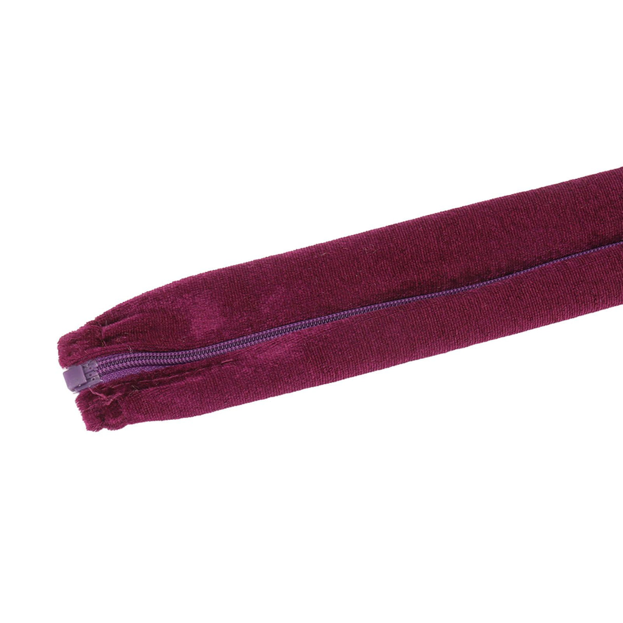 Chain Cover Dustproof Wire Flannelette Cloth 60cm Length 5cm Width with Zipper for Protection Purple