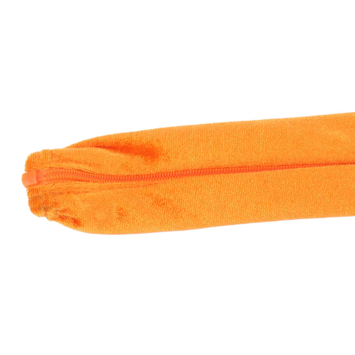 Chain Cover Dustproof Wire Flannelette Cloth 60cm Length 5cm Width with Zipper for Protection Orange