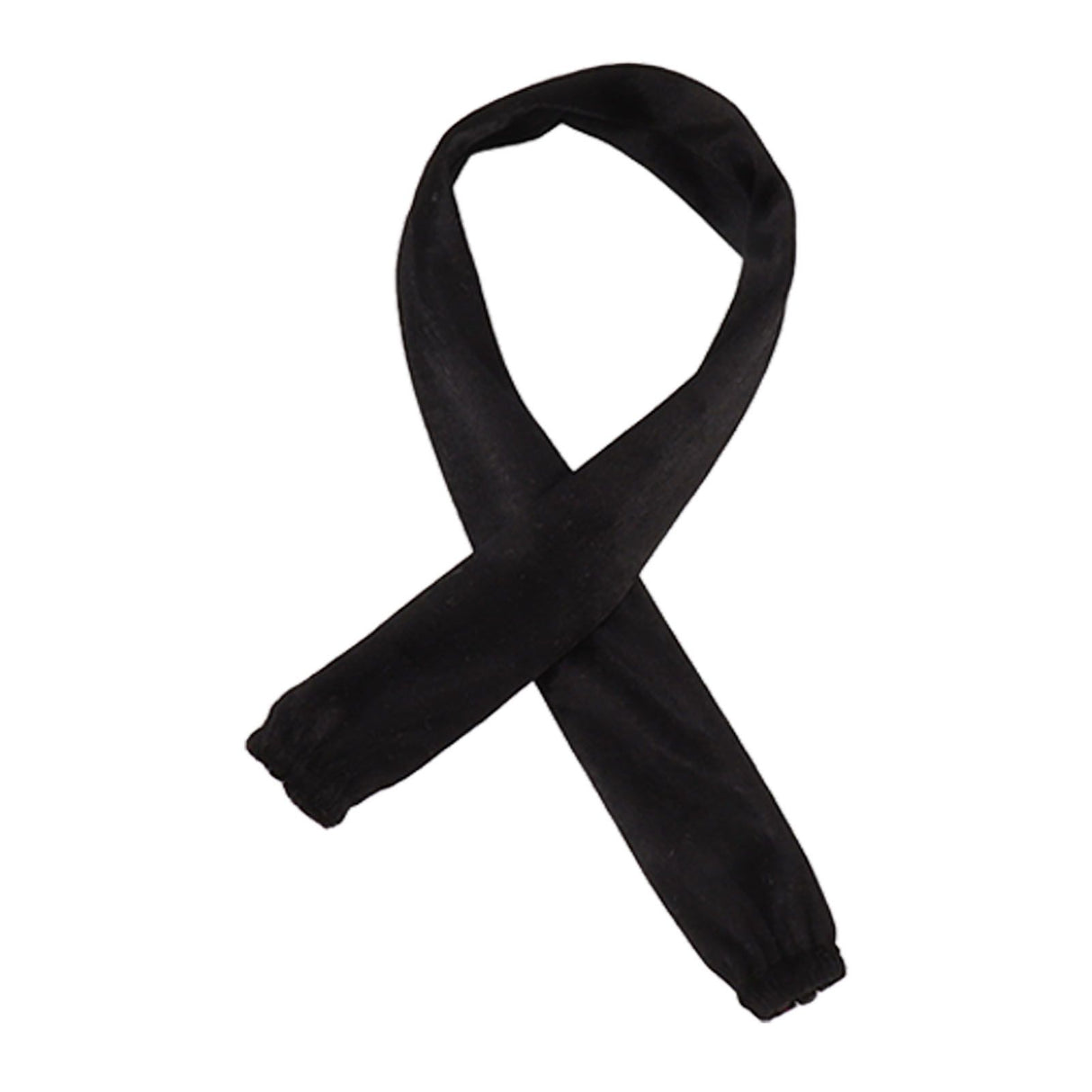 Chain Cover Dustproof Wire Flannelette Cloth 60cm Length 5cm Width with Zipper for Protection Black