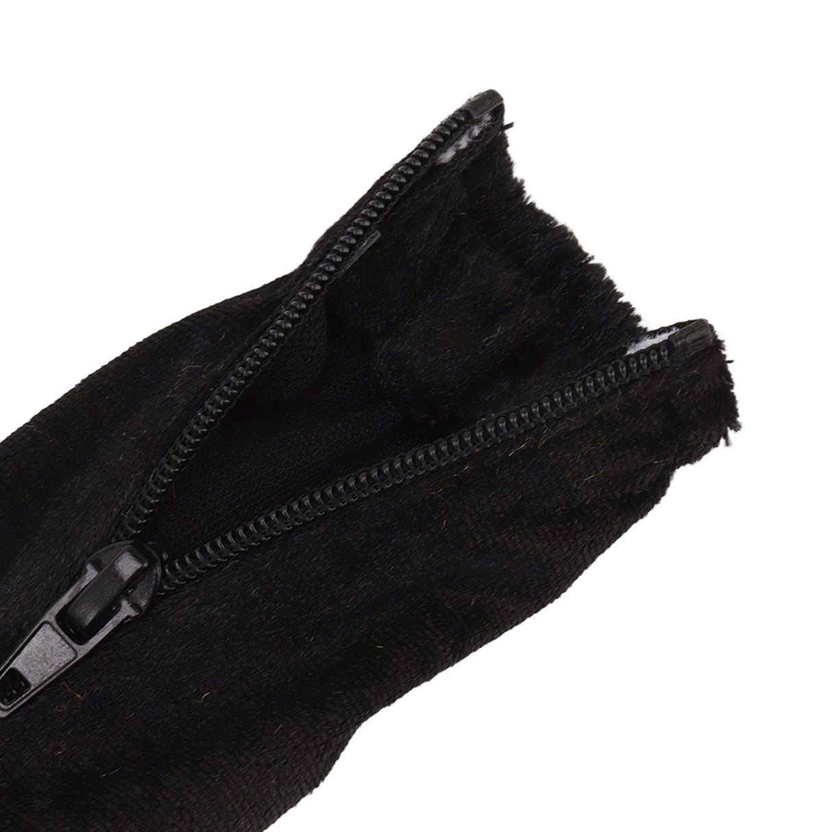 Chain Cover Dustproof Wire Flannelette Cloth 60cm Length 5cm Width with Zipper for Protection Black