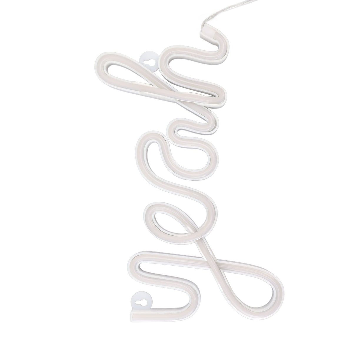 LED Neon Sign Yeah Shape Wall Decor Neon Night Light Uniform Soft Lighting LED Sign Warm White
