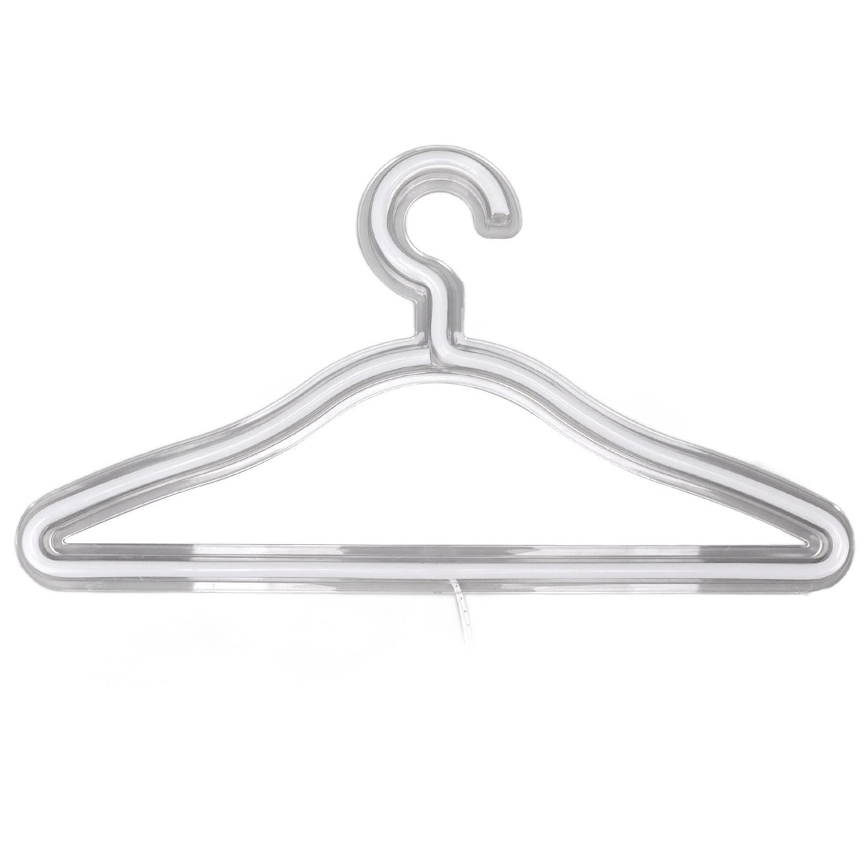 Coat Hanger LED Neon Sign Decorative Wall Hanging Sign for Room Bedroom Store Holiday Wall Decoration