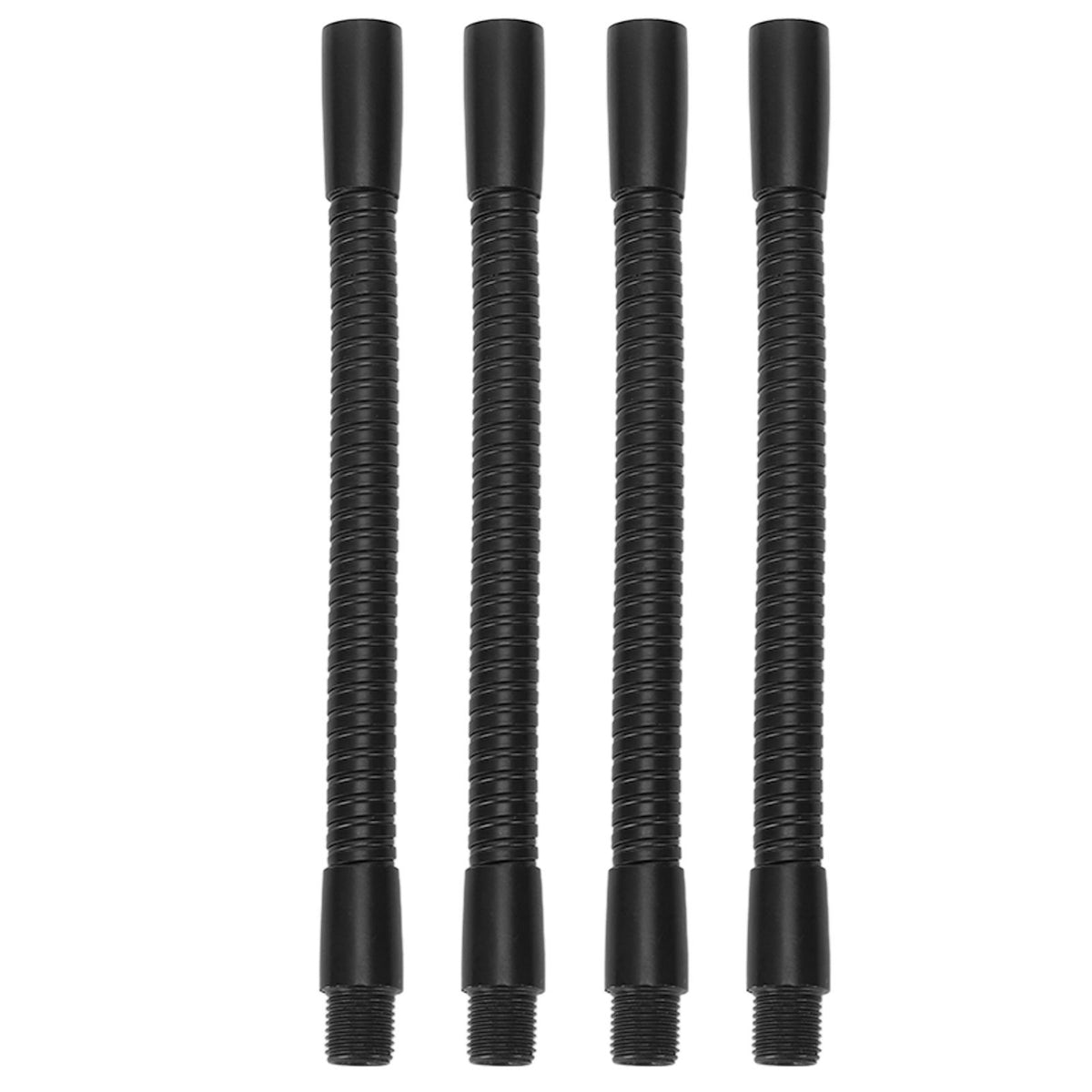 4 Pcs Gooseneck Lamp Hose Aluminium 10mm Caliber Flexible Table Desk Lamp Hose Lighting Fittings 15cm