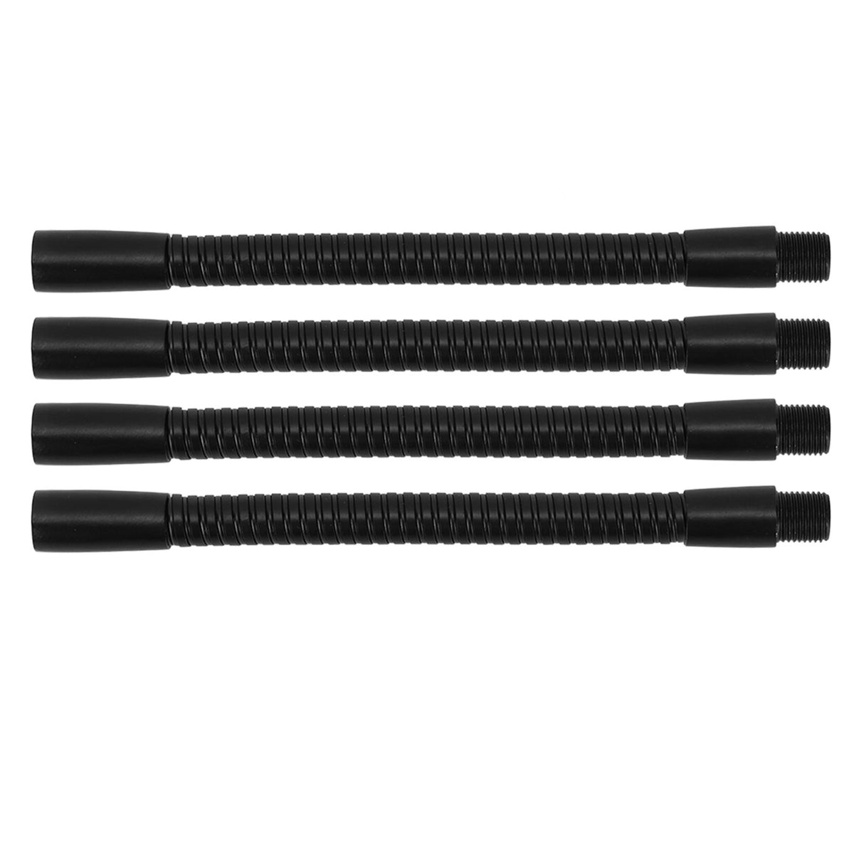 4 Pcs Gooseneck Lamp Hose Aluminium 10mm Caliber Flexible Table Desk Lamp Hose Lighting Fittings 15cm