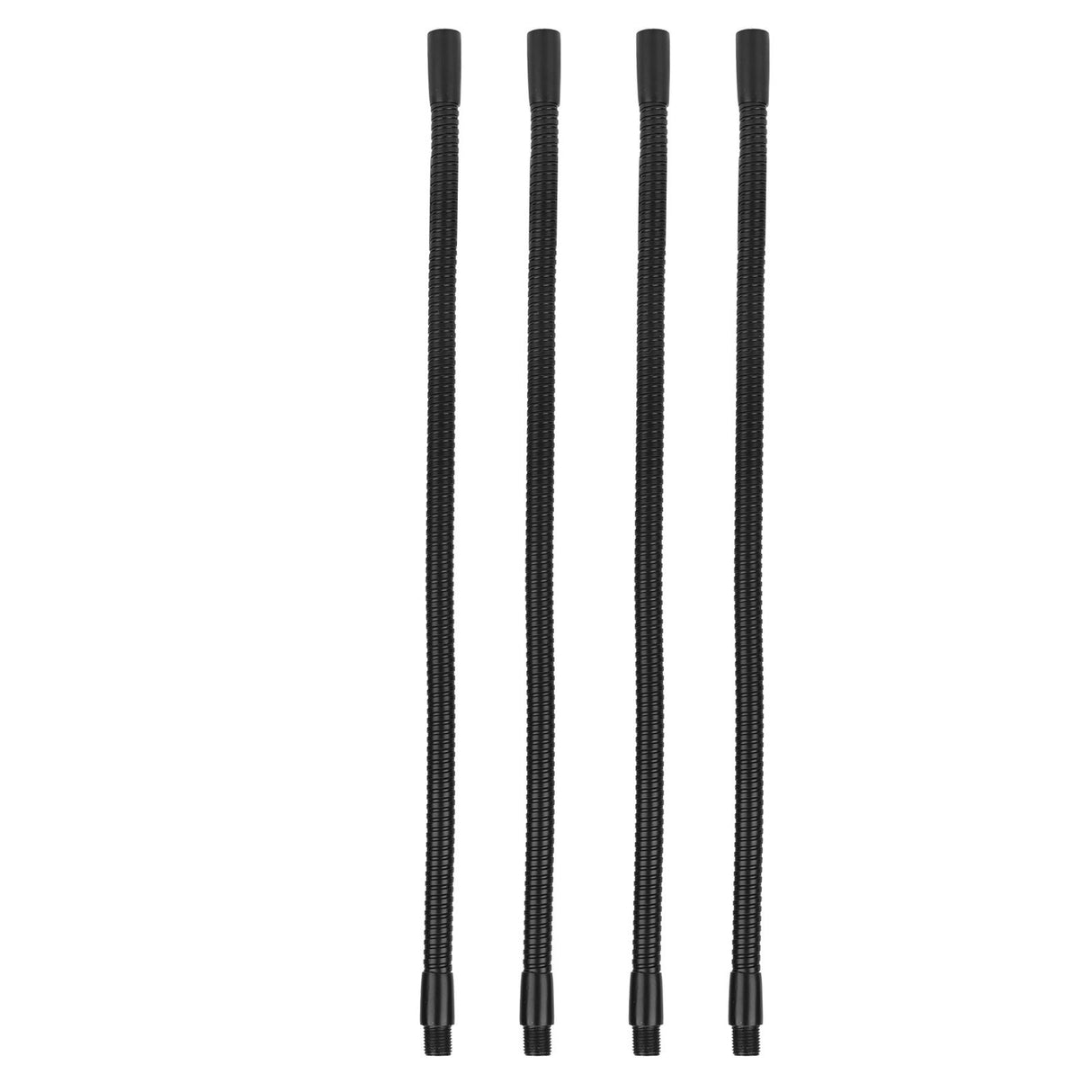 4 Pcs Gooseneck Lamp Hose Aluminium 10mm Caliber Flexible Table Desk Lamp Hose Lighting Fittings 35cm