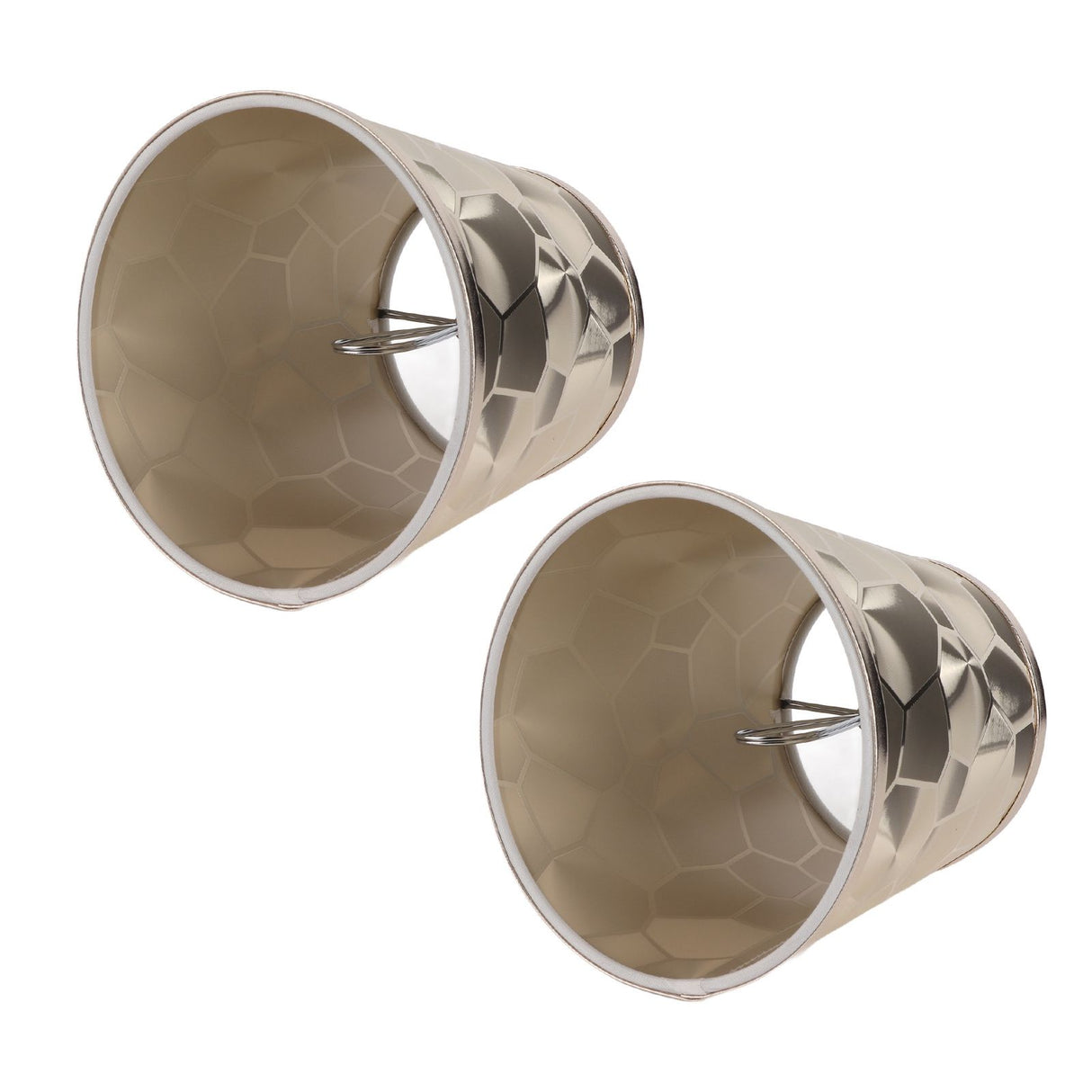 2PCS Drum Lamp Shade E14 PVC Modern Decorative Small Barrel Lampshade Cover for Table Wall Ceiling Lamp