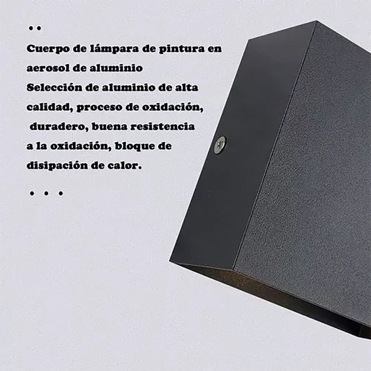 Modern LED Wall Sconce Aluminum Indoor LED Wall Mounted Lamp for Bedroom Hallway Black 10W Warm Light 3000K