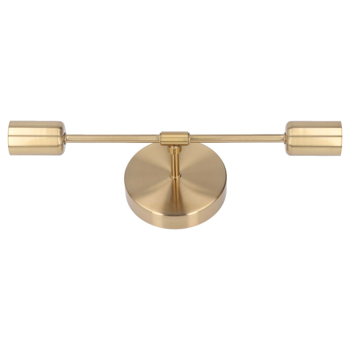 Double Wall Light Base E27 E26 Rust Proof Vintage Wall Lamp Bulb Holder for Living Room Bathroom Gold 85‑265V