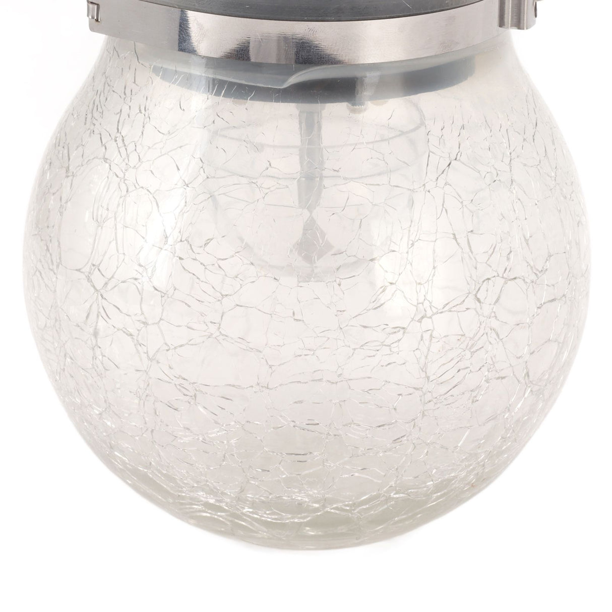 2Pcs Solar Glass Ball Waterproof Automatic LED Rotating Cracked Lantern Light for Lawn Terrace Outdoor
