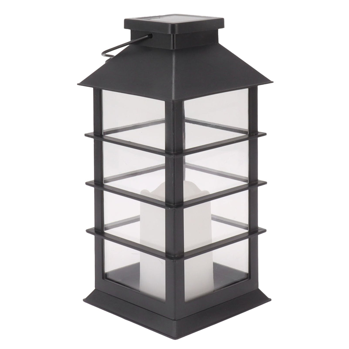 2Pcs Solar Hanging Lantern Candle Design LED Solar Outdoor Light Decor for Pathway Yard Lawn