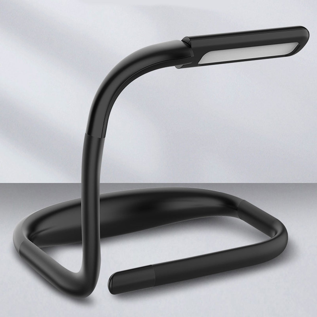 Neck Reading Light Color Brightness Adjustable Flexible Hands Free LED Book Light for Camping Repairing Black