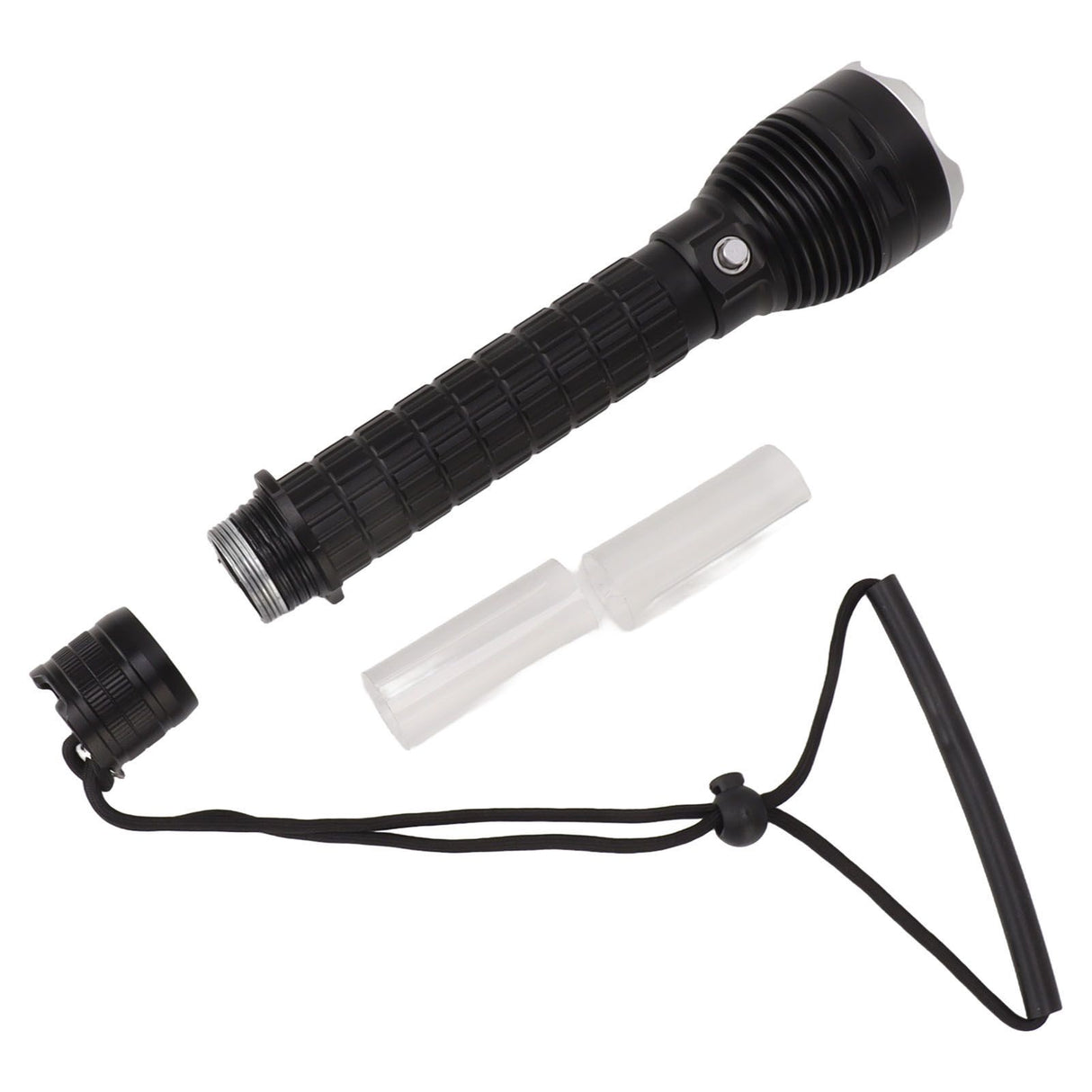 Diving Flashlight 3200 Lm IPX8 Waterproof Aluminum Alloy 3 Lighting Modes Under Water Flashlight for Adventure