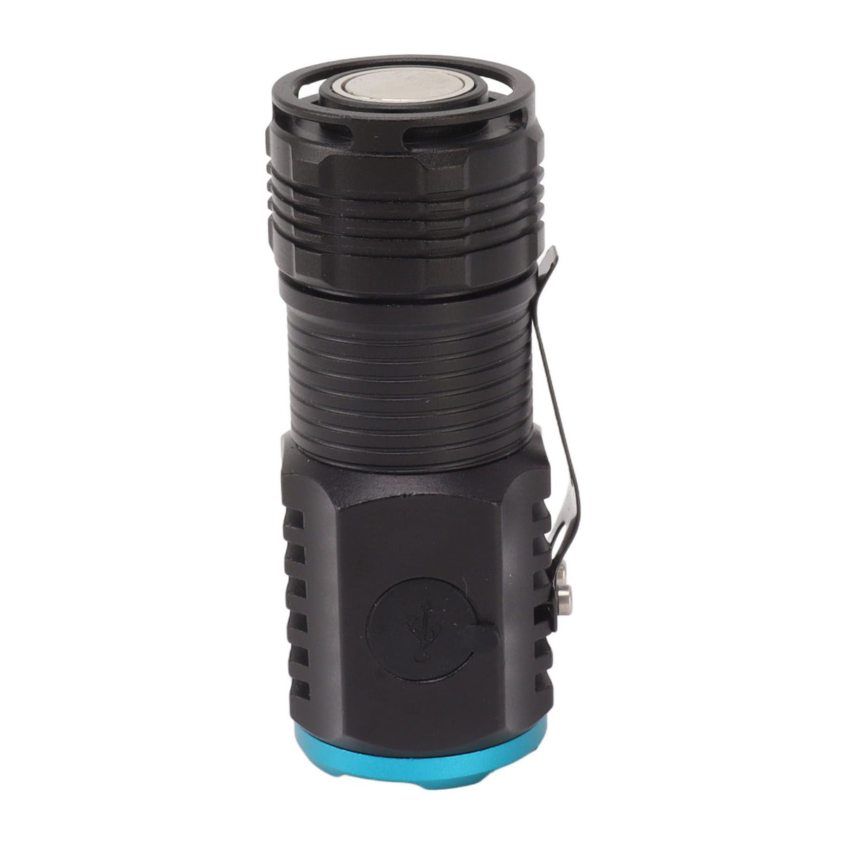 Mini Powerful Flashlight High Luminous Flux 2000lm Bright USB C Rechargeable LED 6 Modes IPX4 Waterproof Tail Magnet