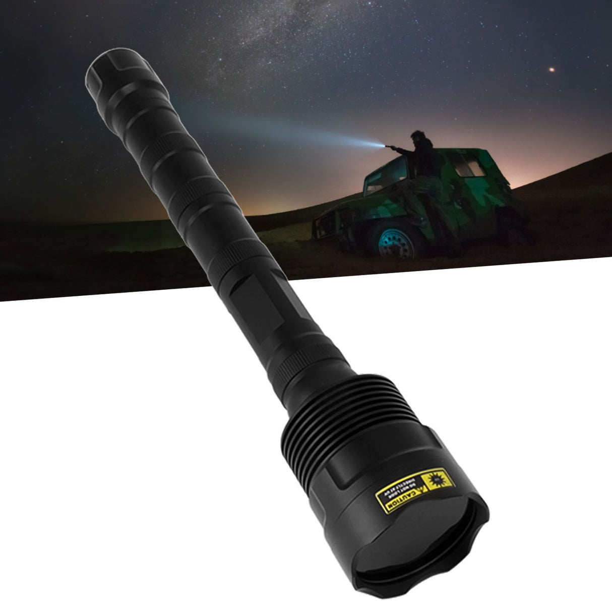 365nm UV Flashlight High Power Black Filter Handheld Ultraviolet Light for Identification Detection