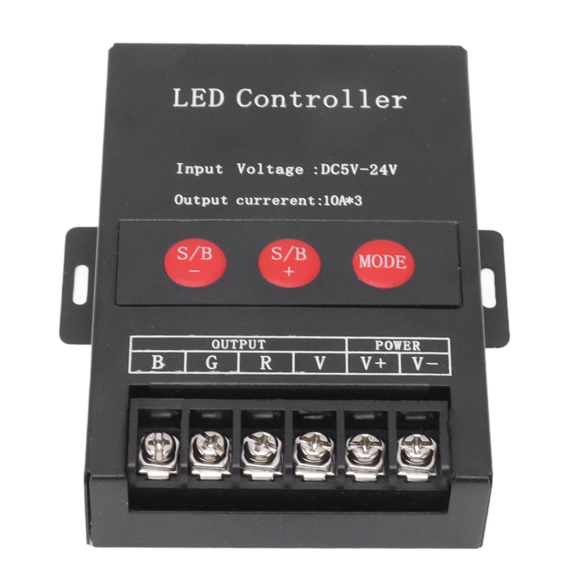 RGB LED Controller High Power Wireless Iron Shell 15 Modes Colorful Light Controller for KTV Hotel Home