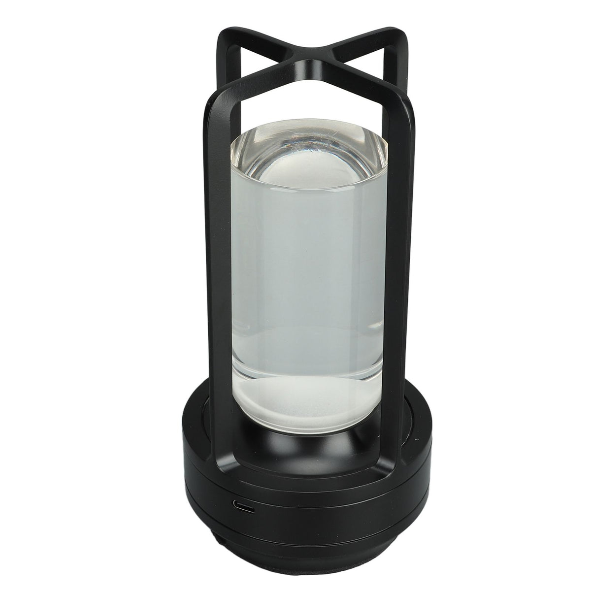 Cordless Table Lamp 3 Colors Stepless Dimming LED Table Lamp Rechargeable Touch Lamp Bedside Nightstand Lamp Black