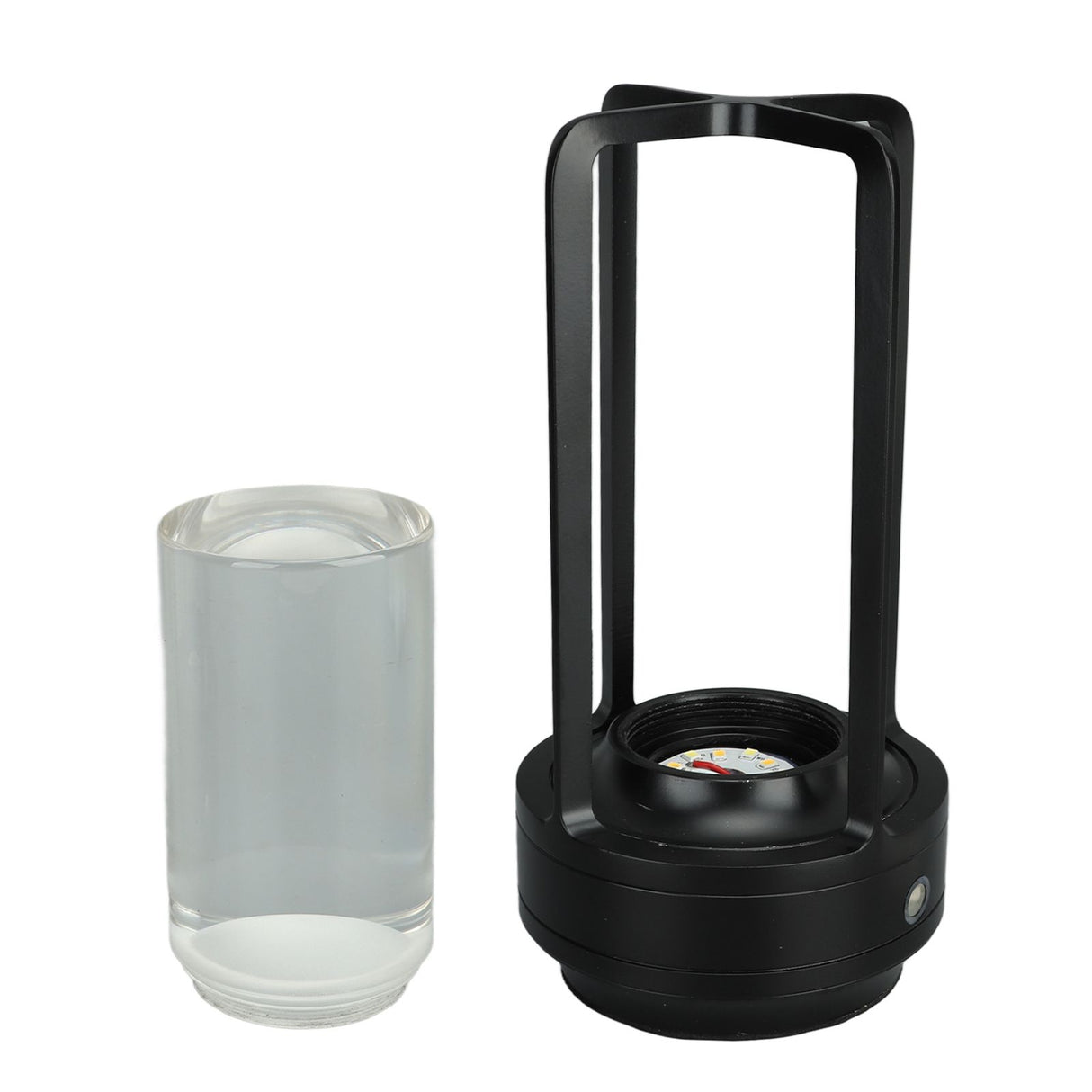 Cordless Table Lamp 3 Colors Stepless Dimming LED Table Lamp Rechargeable Touch Lamp Bedside Nightstand Lamp Black