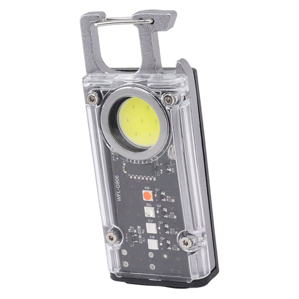 Mini COB Work Light 8 Mode Portable Rechargeable Magnetic Hook Pocket Flashlight Multifunction Bottle Opener Emergency Light