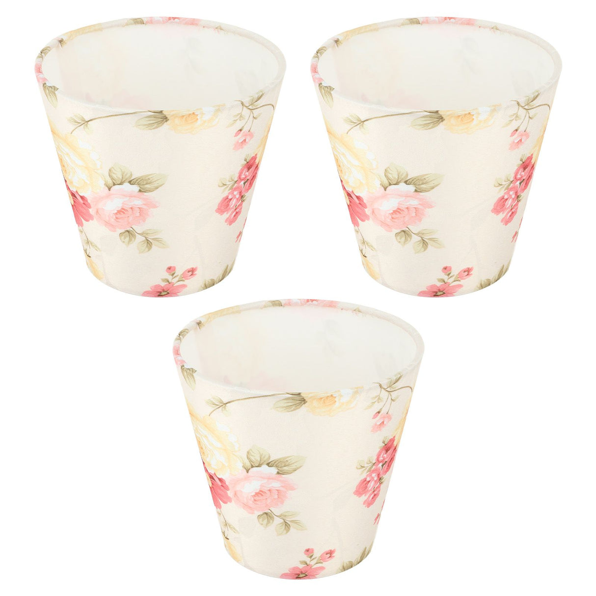 Cloth Lamp Shade Flower Pattern Clip On Bulb Lampshade for Table Lamp Chandelier Floor Lamp