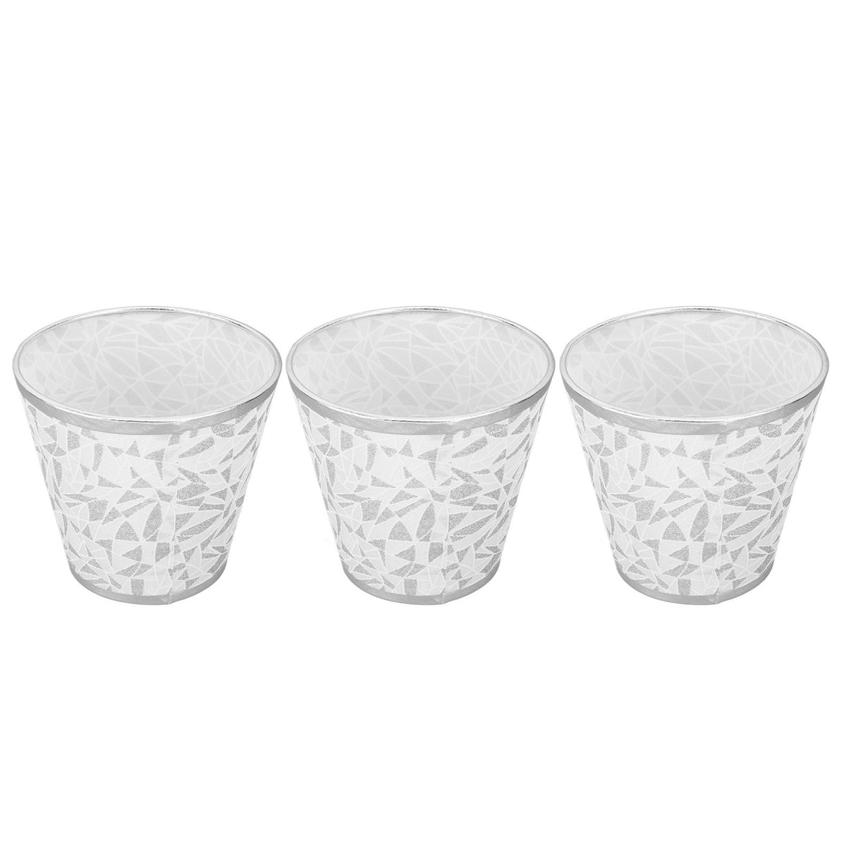 Cloth Lampshade Clip On Design Modern Barrel Fabric Lamp Shades for E14 Bulb Chandelier Wall Lamp 3pcs Silver
