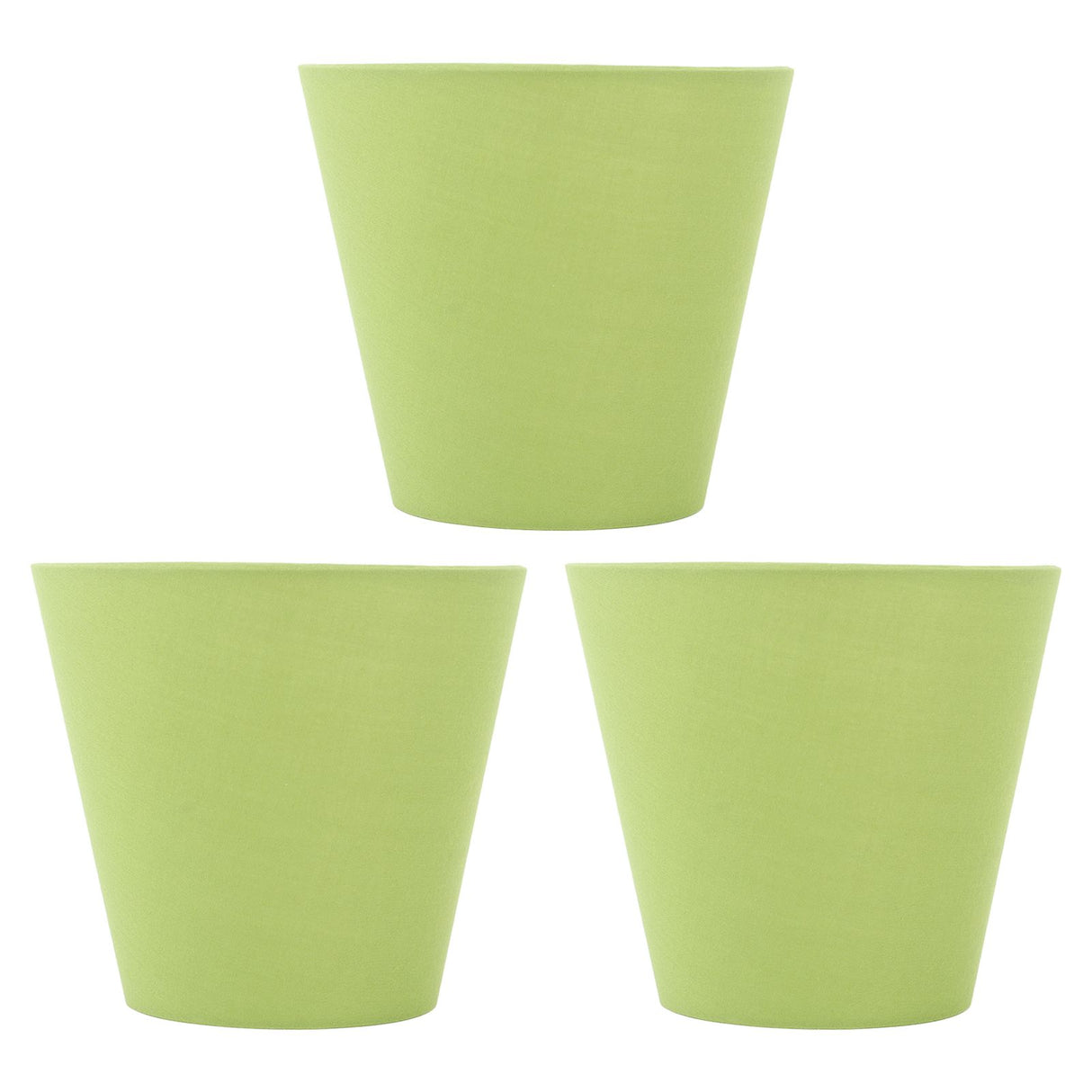3pcs Cloth Fabric Lampshade Innovative E14 Intervention Type Modern Fabric Lampshade Dust Cover for Bedroom Bedside Pea Green