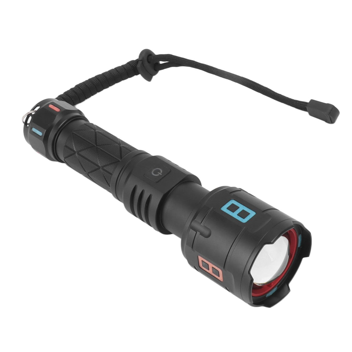 Rechargeable LED Flashlights 10000LM 5 Modes Super Bright Waterproof Flashlights with Fluorescent Strip for Emergency