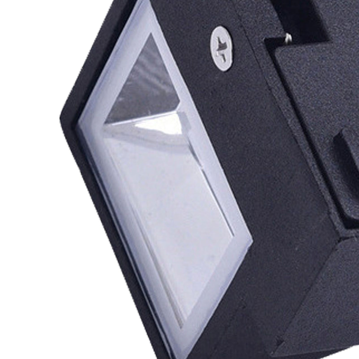 Outdoor Wall Light Plastic Housings Dual Head Exterior Wall Lamp with Up and Down Sconces 6000k White Light