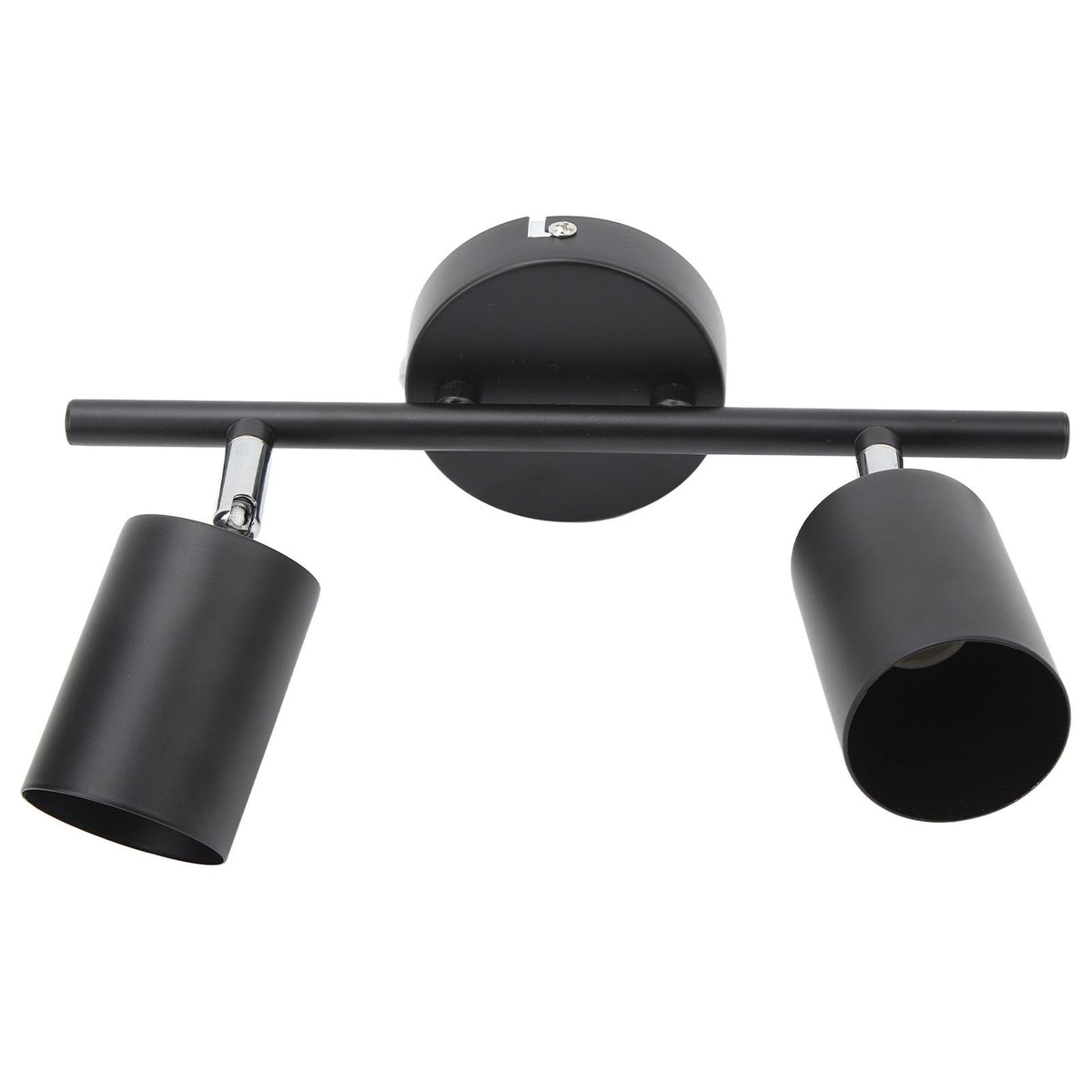 LED Track Light Kit 2 Heads 10.8in Track 90 Degrees Rotatable 2 Light Track Lighting Kit for GU10 Bulb Ceiling