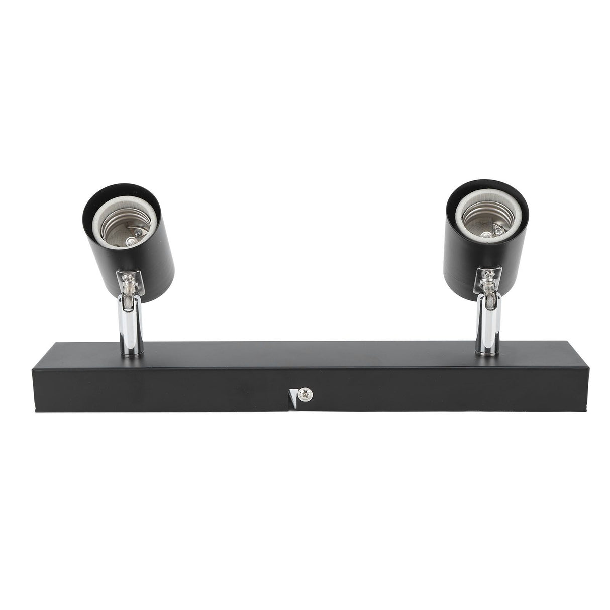 LED Track Light Two Bulb Fixed Rail with Rotating Heads Ceiling Track Light Fixtures for Kitchen Cabinet Hall