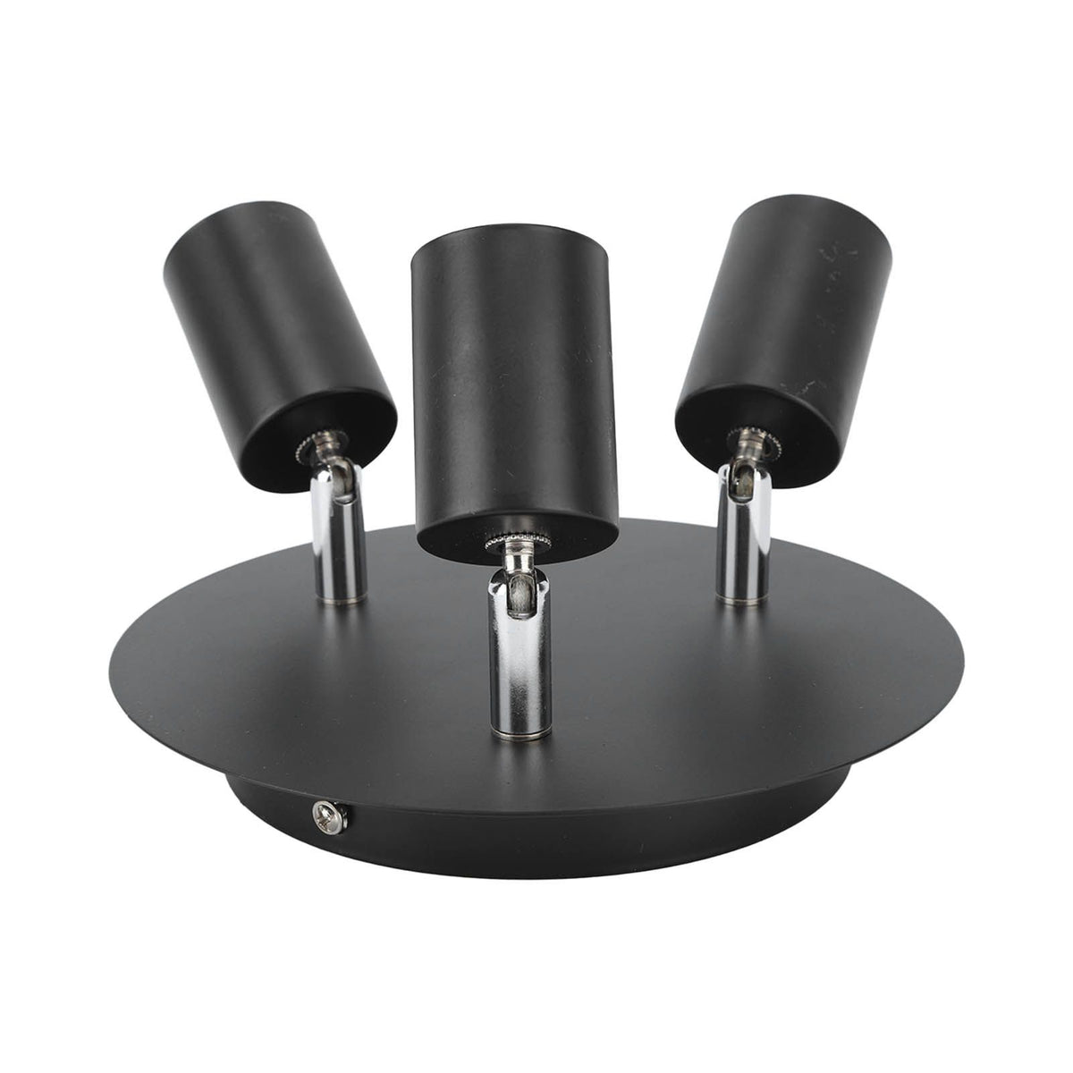 Ceiling Spotlight Holder 3 Head Rotating Lamp Base Ceiling Lamp Holder E27 Track Light Holder for Kitchen Bedroom 85‑265V