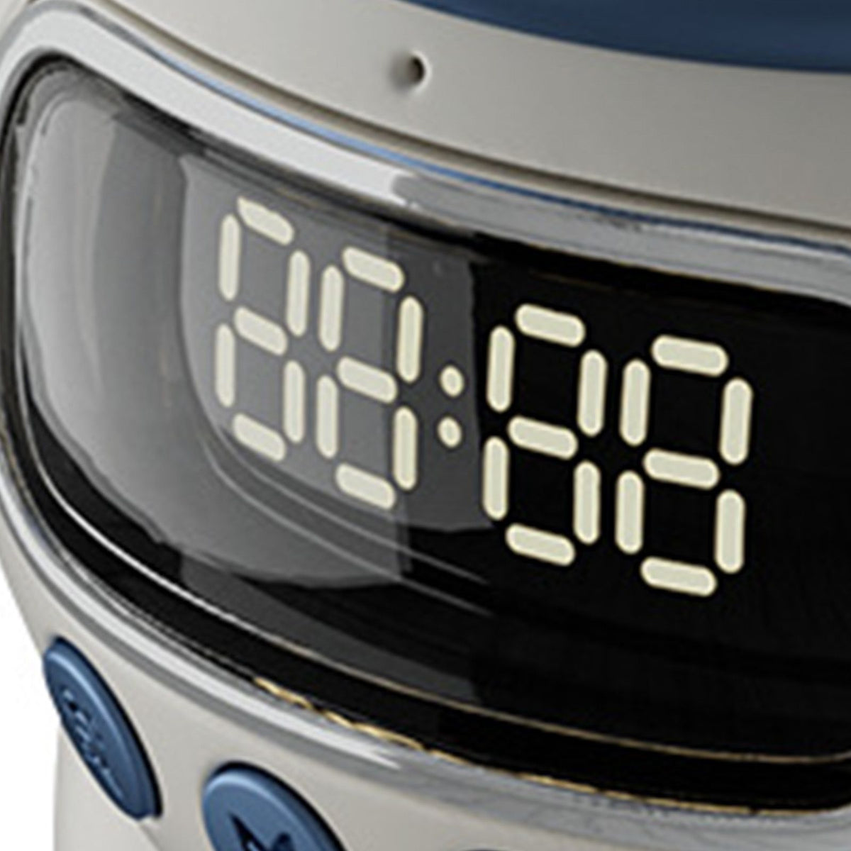 The Astronaut Speaker AI Intelligent Voice Bluetooth Speaker Clock Small Night Light Birthday Gift White