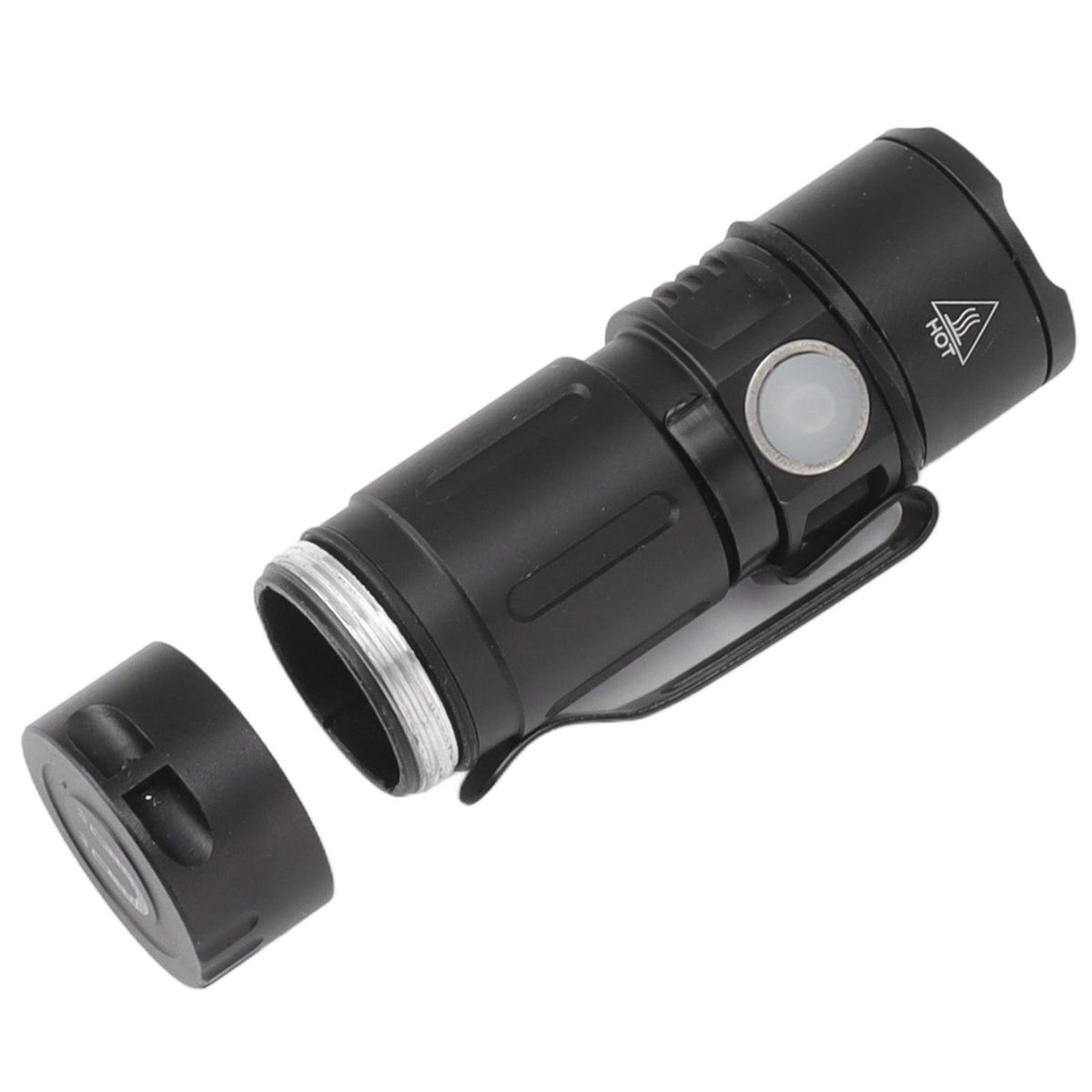 Small Flashlight USB Rechargeable 5 Modes 1000LM Waterproof Compact Mini Pocket Sized EDC Flashlight for Outdoor
