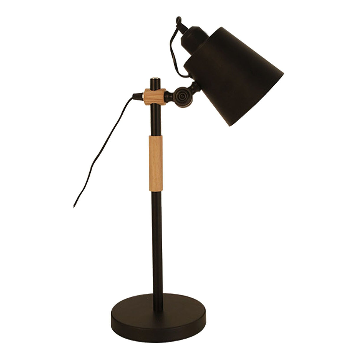 LED Desk Lamp Eye Caring Table Lamp Study Office Desk Light Reading Table Lamp Adjustable Angle Energy Efficient CN Plug Black