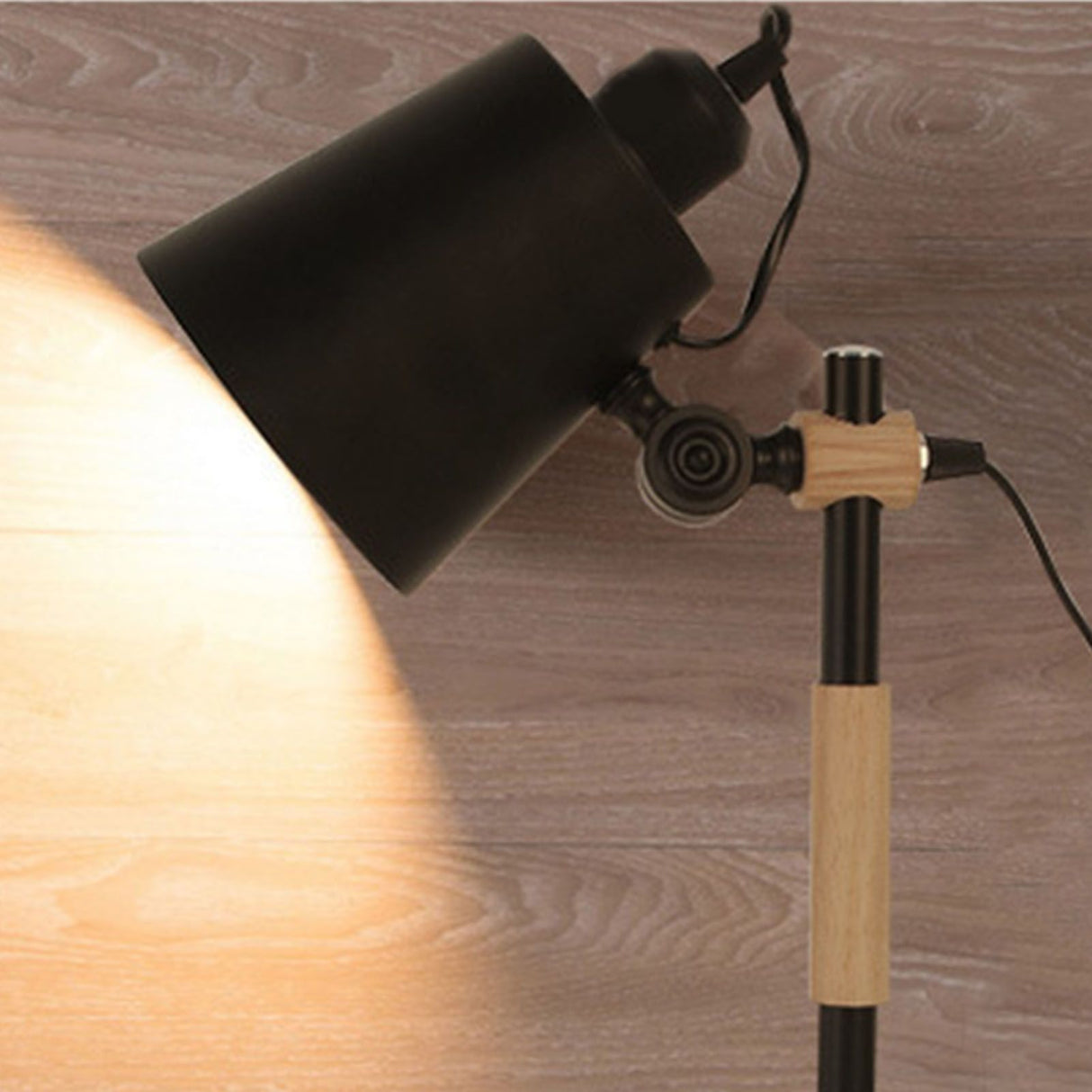 LED Desk Lamp Eye Caring Table Lamp Study Office Desk Light Reading Table Lamp Adjustable Angle Energy Efficient CN Plug Black