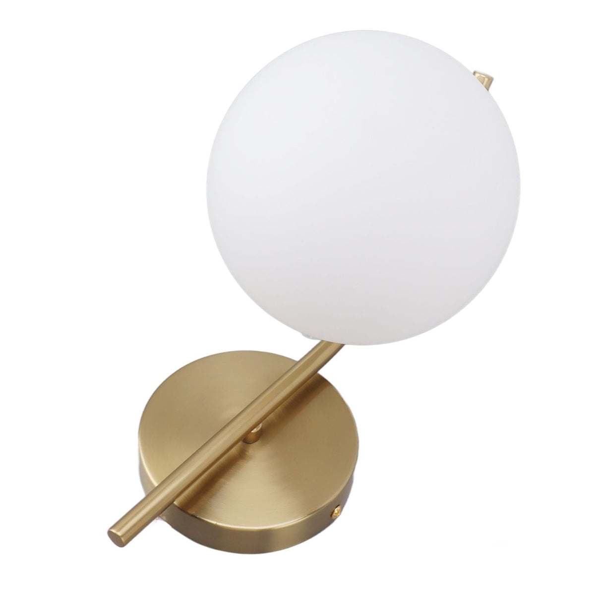 Glass Wall Sconce Indoor Wall Sconce Golden E27 E26 Wall Lamp Holder 85‑265V for Bedroom