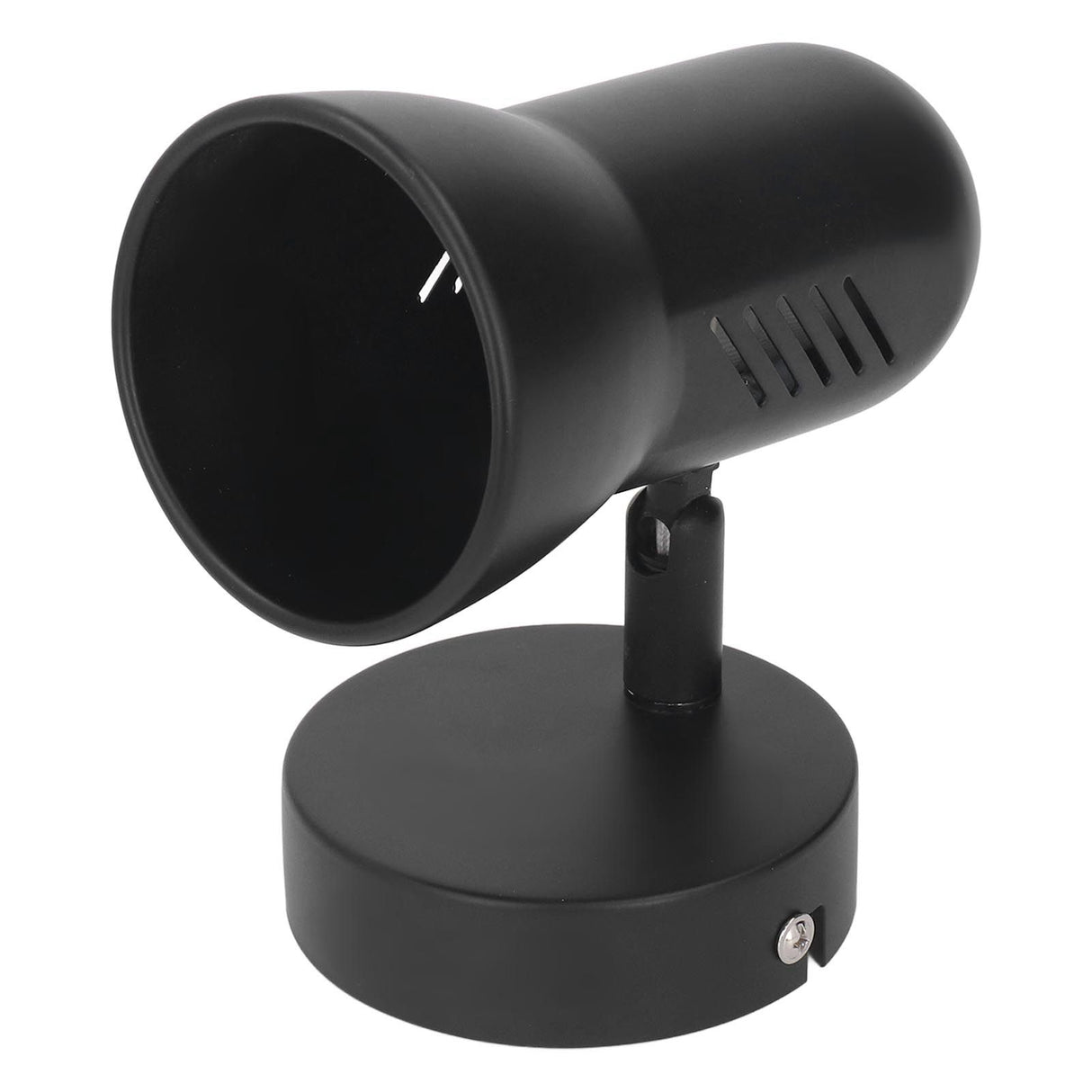Wall Light Bulb Holder E26 Rotatable Matte Black Easy Installation Wall Mounted Bulb Socket for Bedroom Office 85‑265V