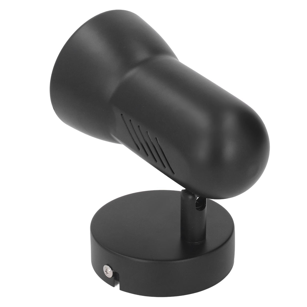 Wall Light Bulb Holder E26 Rotatable Matte Black Easy Installation Wall Mounted Bulb Socket for Bedroom Office 85‑265V