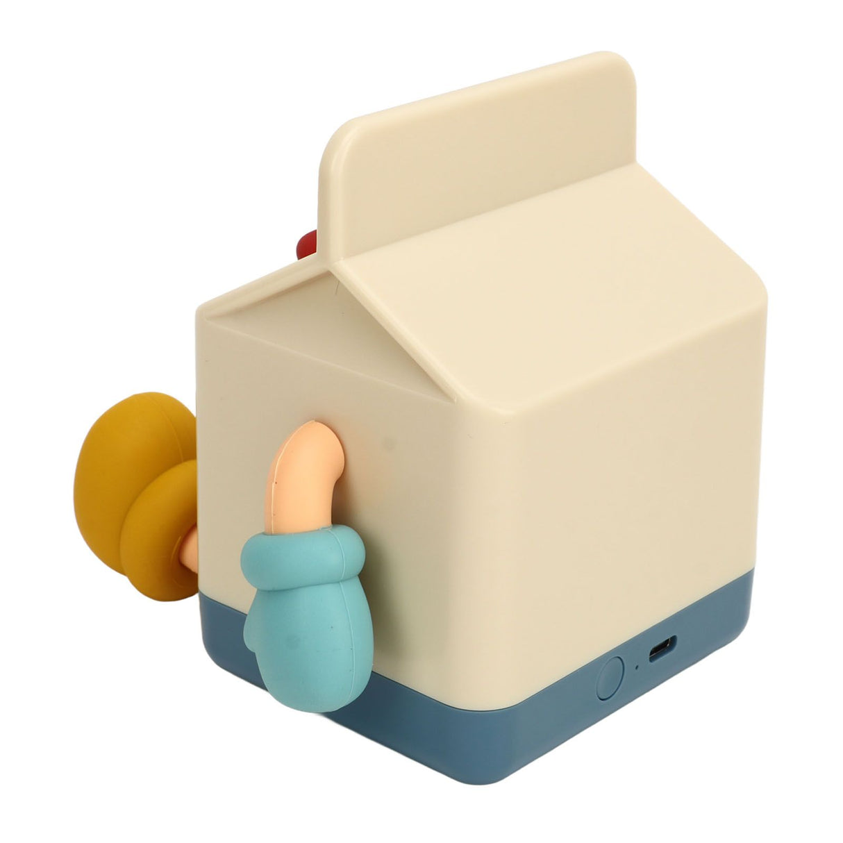 Milk Box Night Lamp Rechargeable LED Night Light Timing Bedside Light for Home Bedroom