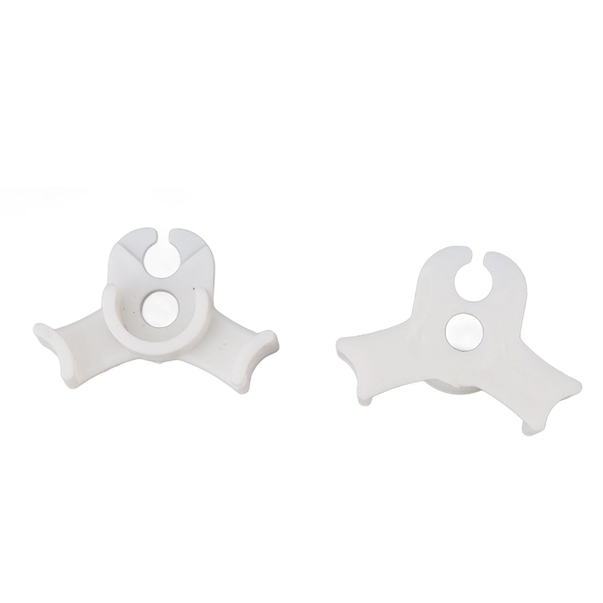 20Pcs Plant Bender Plastic Low Stress 90 Degree Angle Adjustable Plant Training Clips for Green House Garden White