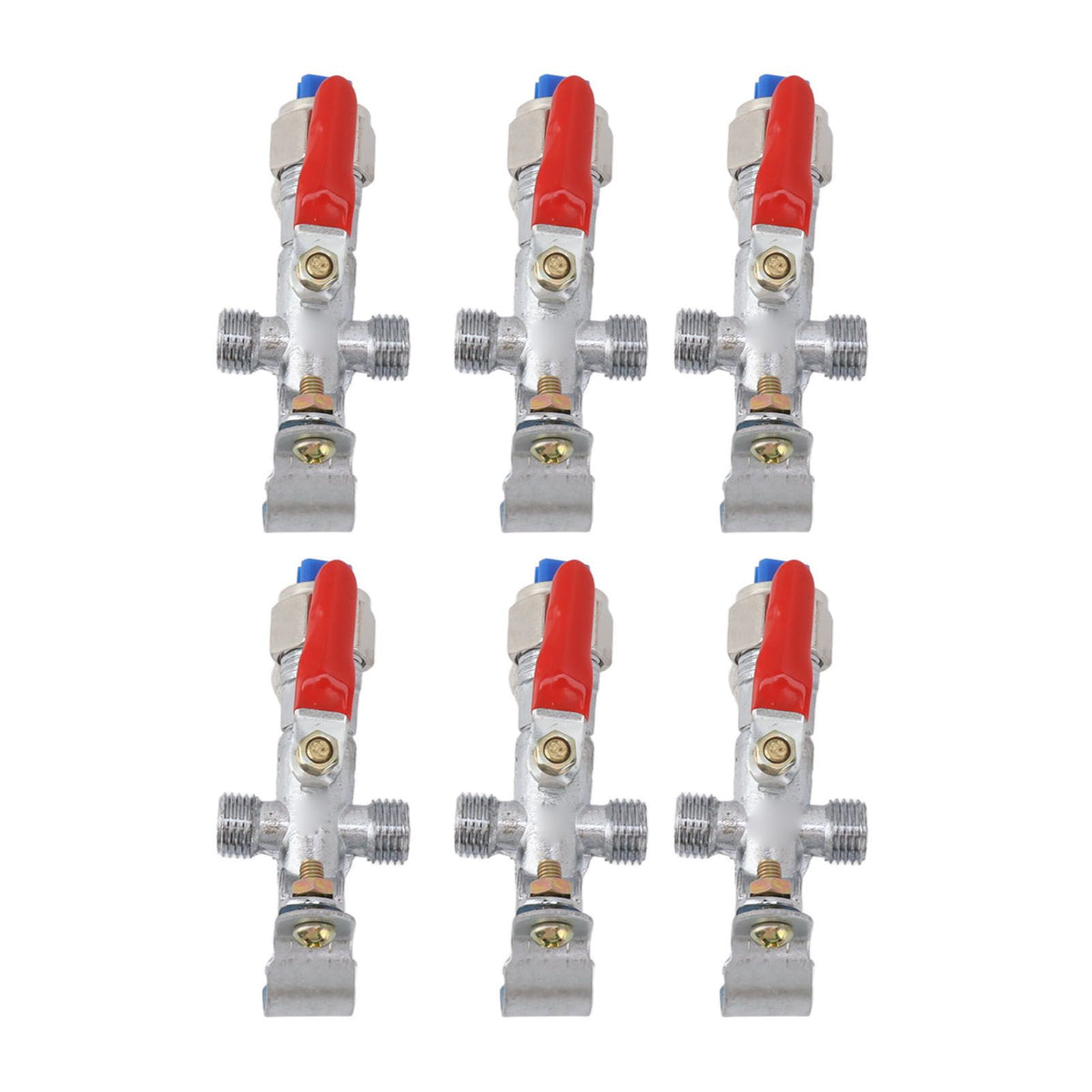 10PCS Atomizing Spray Nozzle Set Zinc Alloy Agricultural Plant Water Misting Fan Nozzle for Tractor Lawn Landscaping Irrigation