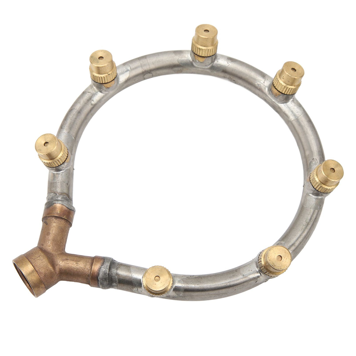 Multifunctional Annular Nozzle G3/8 Female Thread Multi Head Ring Shaped Atomizing Nozzle for Garden Agricultural Irrigation 7 Head
