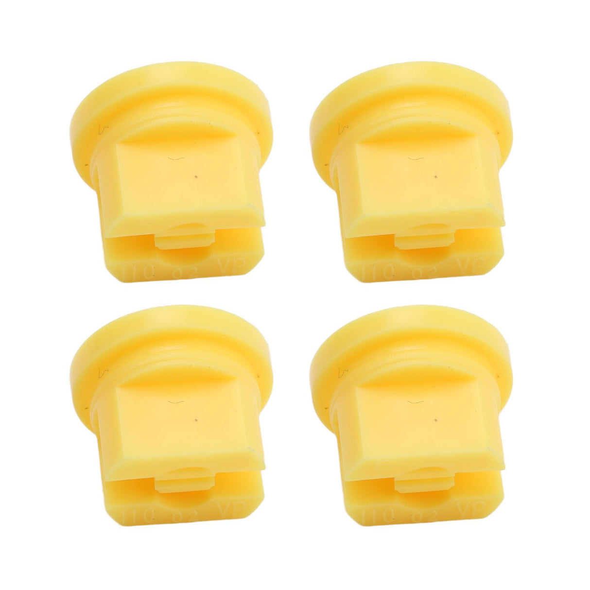 20 Pcs Flat Fan Spray Tip Uniform Spray Distribution 110 Degree Agricultural Sprayer Atomizing Nozzle 0.1‑2mm Bore Diameter