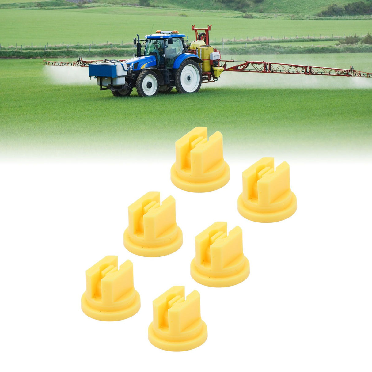 20 Pcs Flat Fan Spray Tip Uniform Spray Distribution 110 Degree Agricultural Sprayer Atomizing Nozzle 0.1‑2mm Bore Diameter