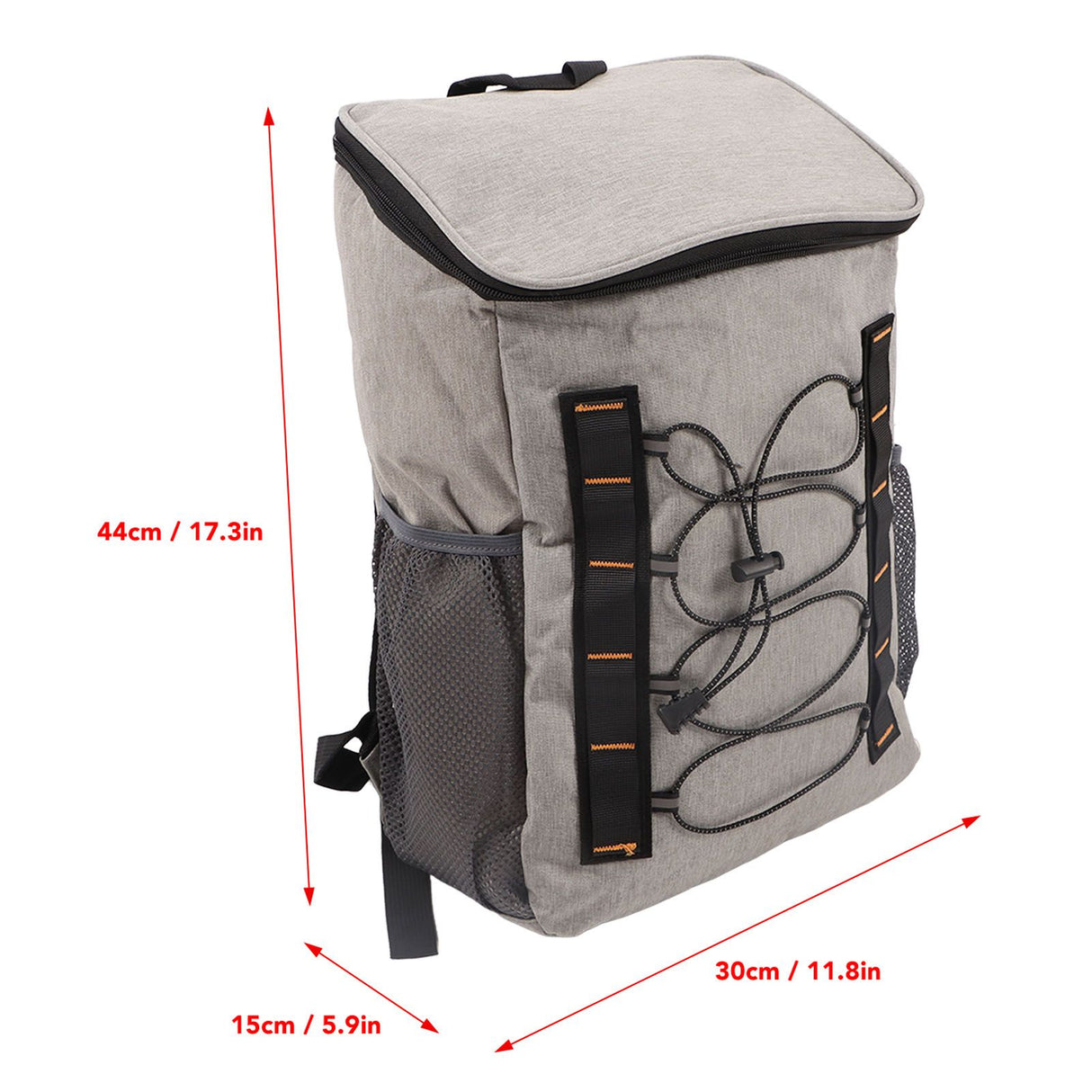 Insulated Backpack Outdoor Large Capacity Insulation Bag Long Term Thermal Insulation Lunch Bag with Side Cup Holder for Travel Picnic Camping