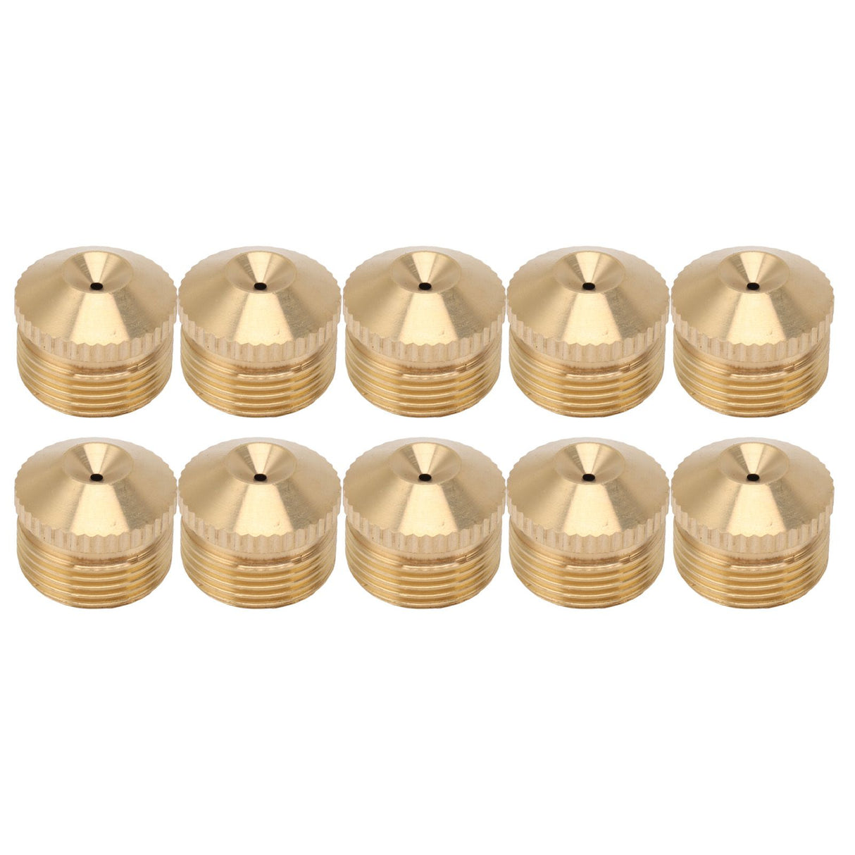 10pcs Brass Misting Nozzles Fog Sprinkler Head for Factory Site Coal Mine Garden Lawn Cooling System G3/4 Inch