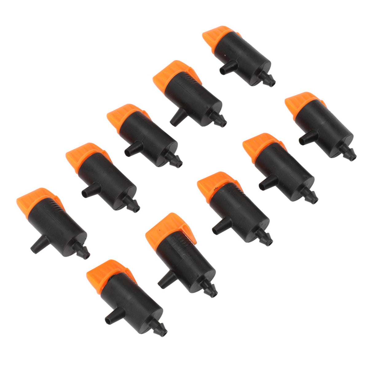 10 Pcs Irrigation Drippers 0 to 200L Adjustable Drip Emitters Micro Spray Water Flow Irrigation Sprinkler Drip Watering System Parts