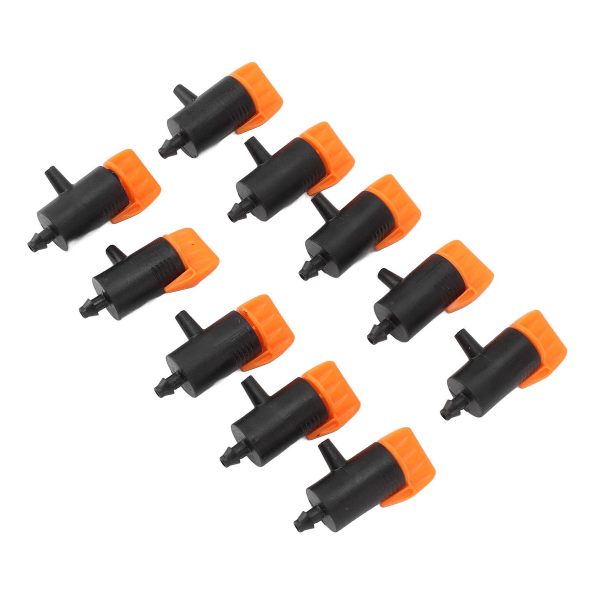 10 Pcs Irrigation Drippers 0 to 200L Adjustable Drip Emitters Micro Spray Water Flow Irrigation Sprinkler Drip Watering System Parts